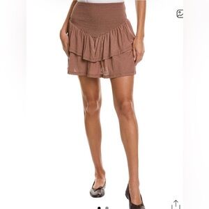 Nation LTD Ruffle Mini Skirt. Size S. NWT. MSRP $154.